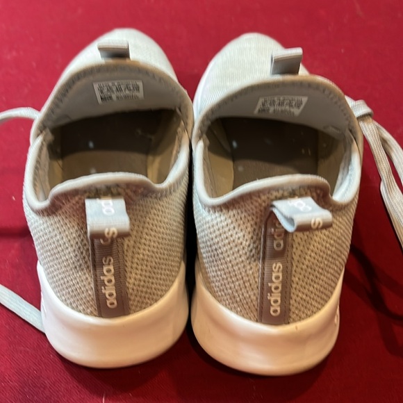 Adidas light GRAY silver stripes Cloudform Sneakers LACE UP WOMENS SIZE 8 USA 8 - Picture 10 of 10